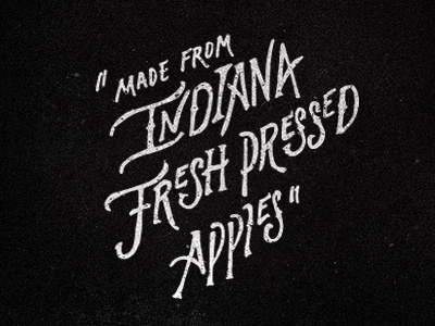 Apples branding brew craft brew food hand lettered hard cider lettering logo type typography vintage