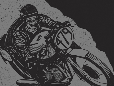 Cafe Racer 479 arkansas blkbox coffee motorcycle onyx skull skull