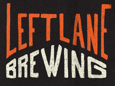 LLB Brew - GIF badge beer branding brew brew badge hand lettered logo monogram road texture typography