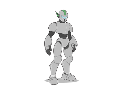 Rough ThunderBot Concept illustration robot thunderbot