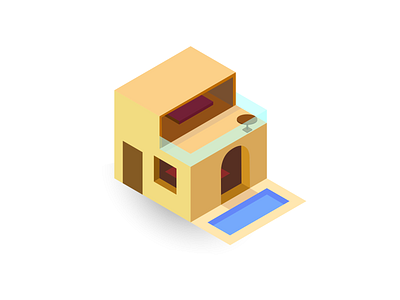 Isometric House 3d art design graphic design illustration illustrator isometric minimal minimalistic vector