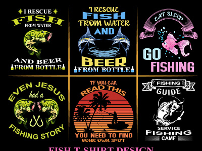 Fish t-shirt design. art design fish fisher lover graphic design illustration logo tshirt typography ui vector