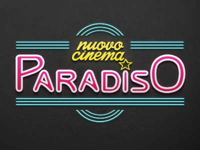 Cinema Paradiso cinema film logo paradise paradiso