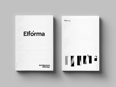 Elforma – Architecture & Design architecture branding bureau calligraphy corporate expression font geometry grey helvetica identity ink logo logo design minimalism mockup print strokes