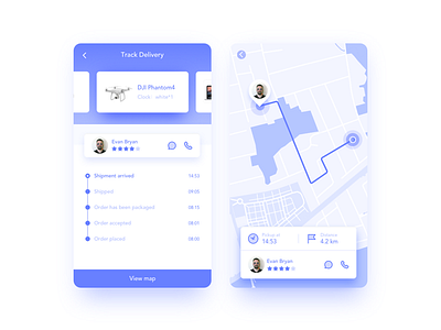 Delivery Check app check dailyui delivery icon interface map ui ux