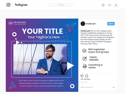 Social Media Design Template banner banner design branding design facebook facebook banner design facebook post graphic design illustration instagram design instagram post design social media social media design vector web banner design