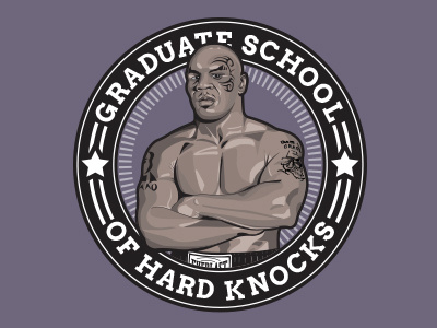 Tyson apparel boxing illustration logo t shirt vector