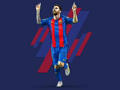 Messi argentina artwork digital painting illustration painting photoshop soccer sport vector