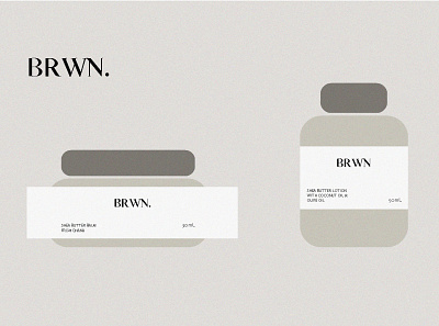 BRWN. branding design designer graphic design graphic designer illustration logo typography vector web design