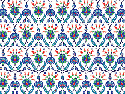 Istanbul Pattern (No.2) colourful geometric istanbul pattern turkish vector