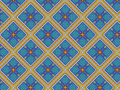 Turkish Pattern (No.5) colourful geometric istanbul pattern turkish vector