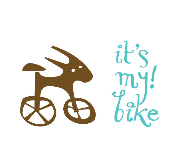 Jumping bike 2d animation bicycle bike character logo lottie motion graphics