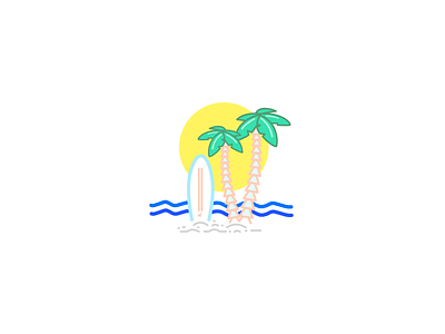 Palm Icon Logo art design draw free icon icon set icons minimal palm tree ui ux