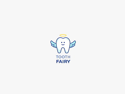 Tooth Fairy Logo branding color design drawing icon icon set illustration logo minimal style