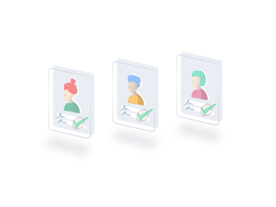 Profile Card Illustration
