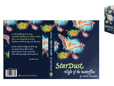 StarDust - Flight of the Butterflies book cover book cover mock-up butterflies flight of the butterflies graphic design stardust