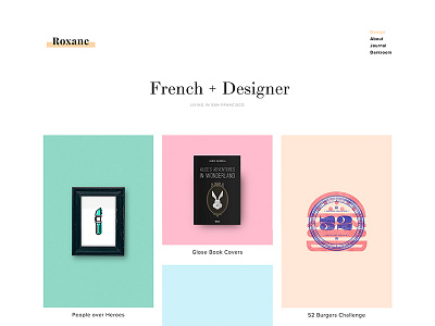 Personal Website - 2015 colors design flat portfolio project web webdesign