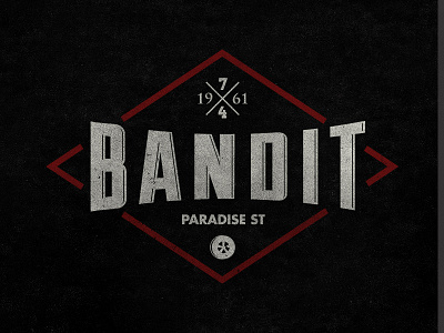 Bandit Logo branding id logo retro vintage