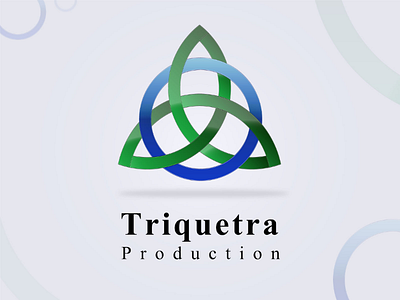 Triquetra production logo branding creative design illustration logo studio triquetra vision
