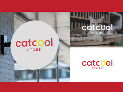 Catcool Logo affinity designer branding cat design graphic design illustration logo minimalist store