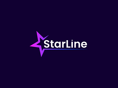 StarLine affinity designer branding design flat graphic design logo logo design minimalist
