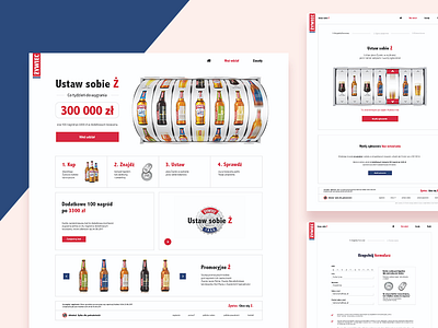 Set up your Ż competition lottery minimal ui ux web website