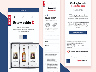 Set up your Ż competition form lottery minimal mobile ui ux web website whitespace