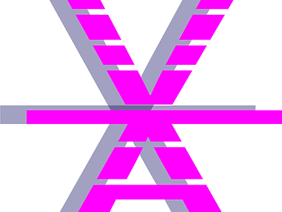 V A (Big) logo typography