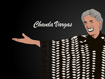 Chavela chavelavargas digital homenaje illustration ilustración ipad procreate sketchapp