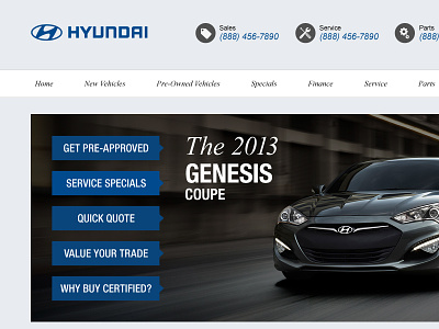 Hyundai Dealership Website auto dealer car dealer cars dealership hyundai web design website