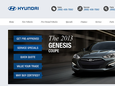 Hyundai Dealership Website