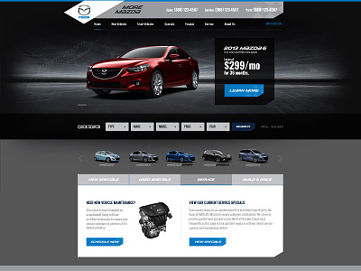 Another Mazda Dealer Site auto dealer car dealer cars mazda web design website