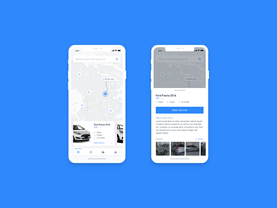 Car rental iOS app