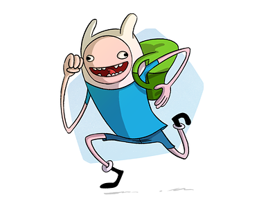 Adventure Time: Finn adventure time character doodle fanart finn illustration