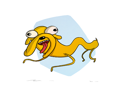 Adventure Time: Jake adventure time character doodle fanart illustration jake