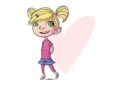 Love, little, rascal, proud! character daughter doodle illustration little love proud