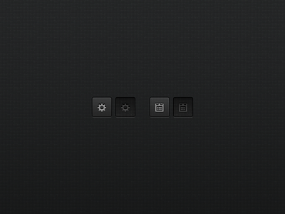 Top bar icons/buttons app buttons design icons interface ios ipad top bar topbar ui ux