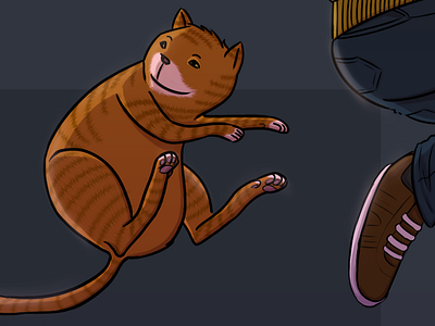 2014: Time to level up! 2014 cat character character design family illustration new year portfolio