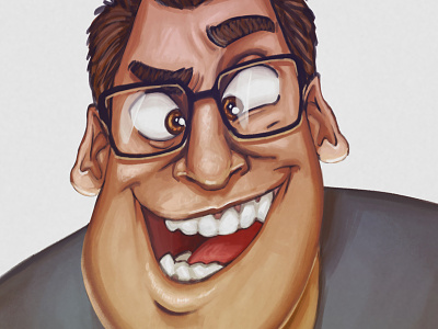 New profile picture caricature cartoon character digital art illustration painting portrait profile