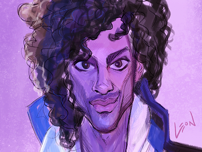 Hommage to Prince art digital digital art illustration musician portrait prince rip tafkap tribute