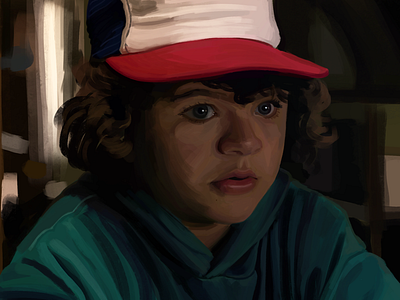 Dustin - Stranger Things [character / painting study] by Leon Bolwerk ...