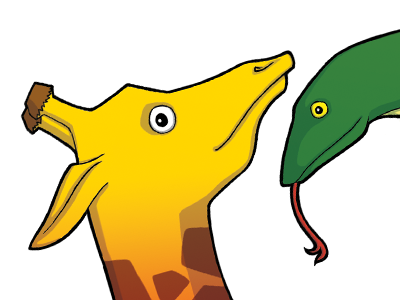 Animals animals character characters dolfin elements giraffe isatis leonbolwerk logo parrot portfolio reptile