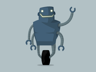 Robot Finished character character design final illustration job portfolio robot services work
