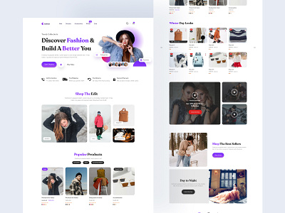 Modern & Multipurpose eCommerce Template store ui vertical menu