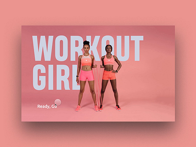 Fitness and workout website concept animation color colorful concept design fitness fitness website gym interaction landing page motion mp4 ui ui animation web design website yoga