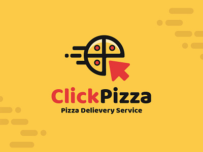 Click Pizza Logo pizza delivery pizza logo pizza shop pizzeria