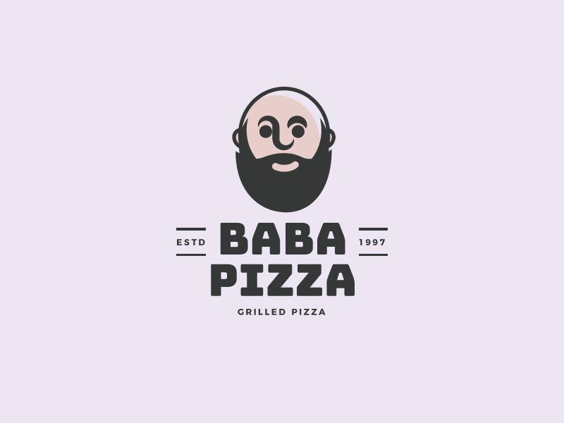 Baba Pizza by Omair - Logo Designer on Dribbble