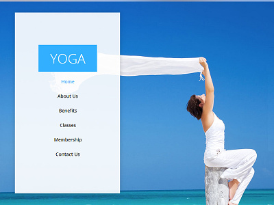 Yoga Single Page Multi-Purpose Free Adobe Muse Template