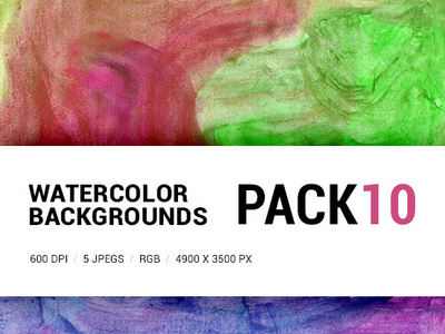 Free Watercolor backgrounds pack 10