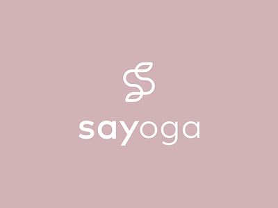 Sayoga - yoga mats and accessories logo branding design fitness logo minimal natural packaging sport yoga yoga pose